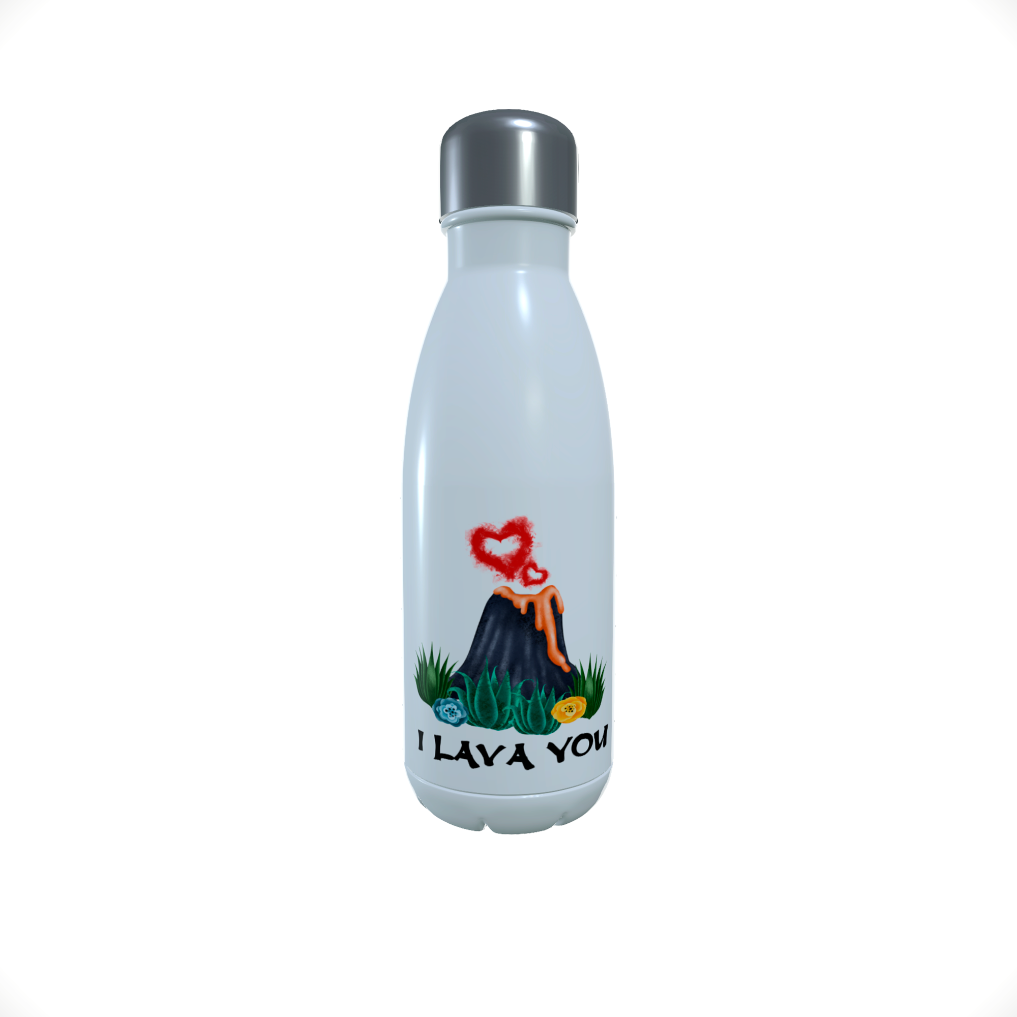 I Lava You Drinks Bottle, Personalised Thermos Bottle